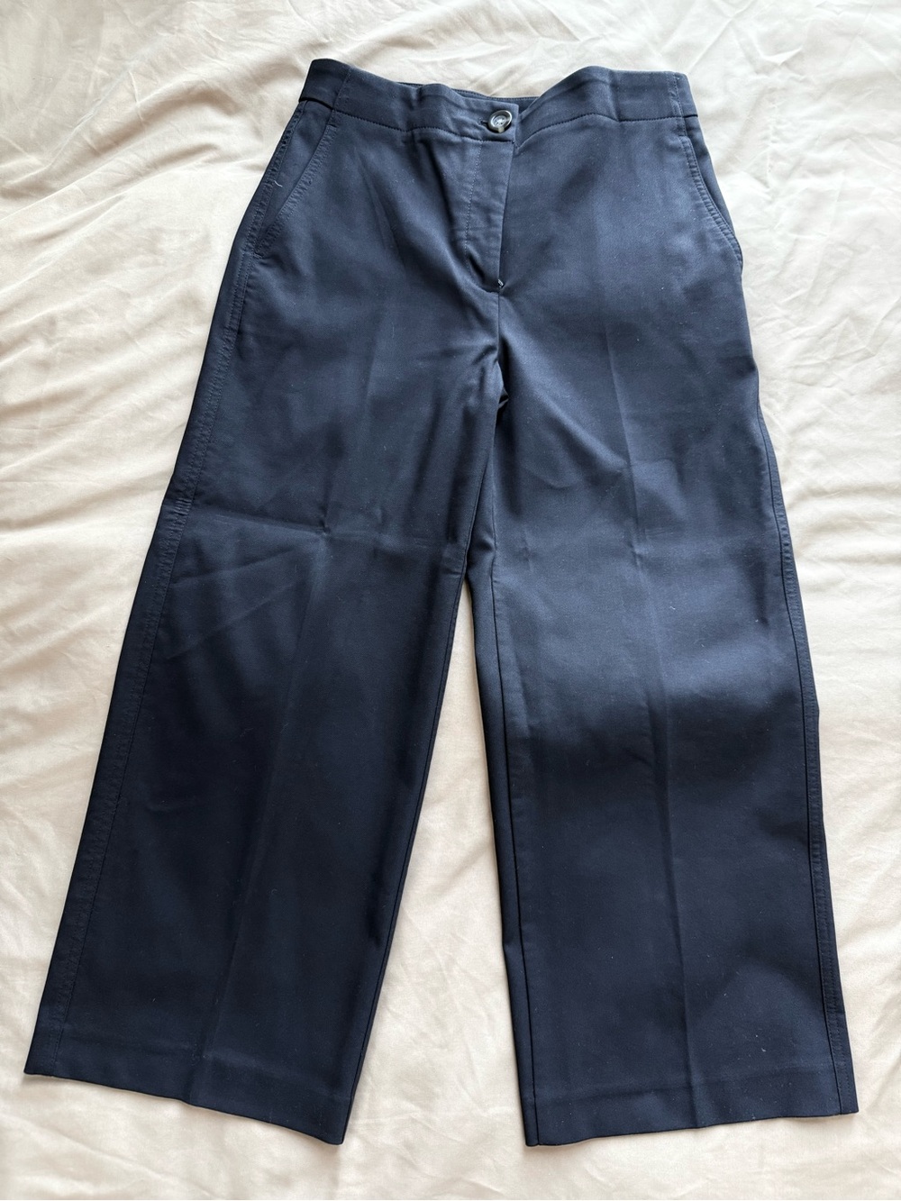 Ann Taylor Women’s Black Wide-Leg Cropped Pants